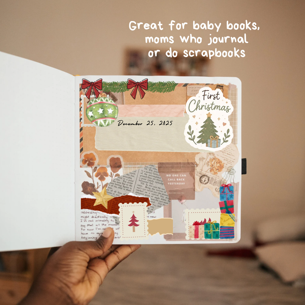 Baby’s First Holidays Printable Sticker Bundle | Baby Milestone Holiday Stickers | Digital Download